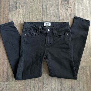 PAIGE Verdugo Crop Black Skinny Jeans 26